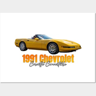 1991 Chevrolet Corvette Convertible Posters and Art